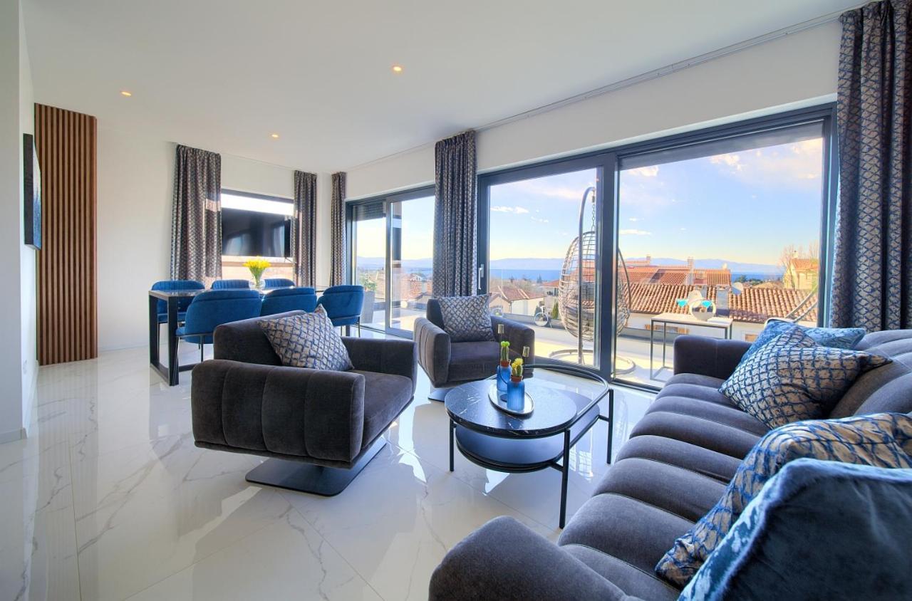 Penthouse Rosa Apartment Malinska Ngoại thất bức ảnh